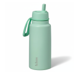 Butelka termiczna ze składanym ustnikiem, termos ze stali nierdzewnej - Spearmint, 1l / b.box