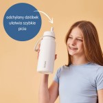 Butelka termiczna ze składanym ustnikiem, termos ze stali nierdzewnej - Lemon Twist, 1l / b.box