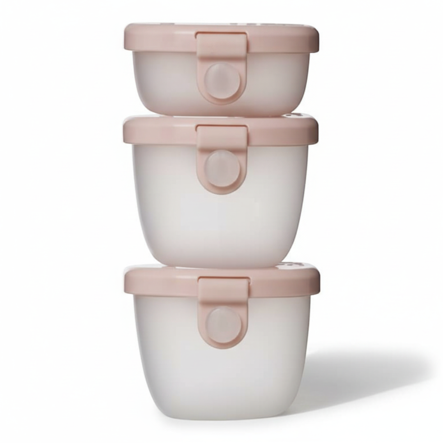 Pojemniki na przekąski 3 szt., Berry / b.box