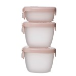 Pojemniki na przekąski 3 szt., Berry / b.box