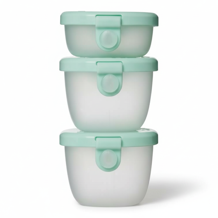 Pojemniki na przekąski 3 szt., Forest / b.box