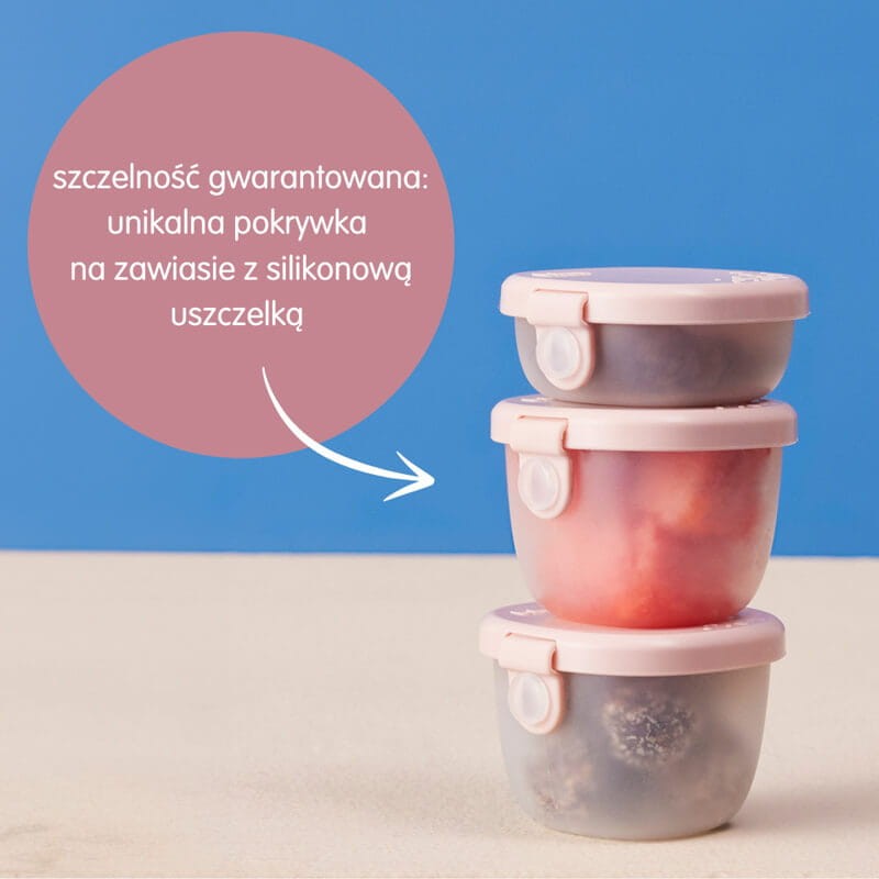 Pojemniki na przekąski 3 szt., Forest / b.box