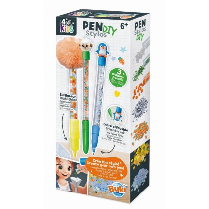 Zestaw DIY - długopisy i mazak ZWIERZĄTKA / Buki