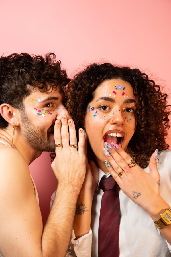 Naklejki do twarzy dla dzieci, 85 szt. - Kawaii / OMY