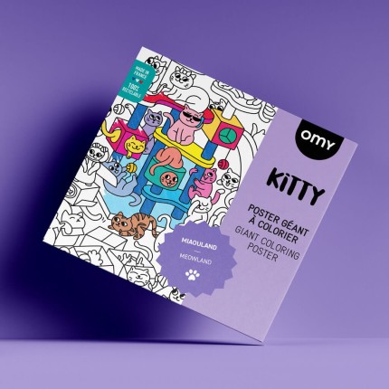 Gigantyczna kolorowanka 100x70cm - Kitty / OMY