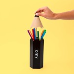 Organizer na długopisy - Czarny / OMY