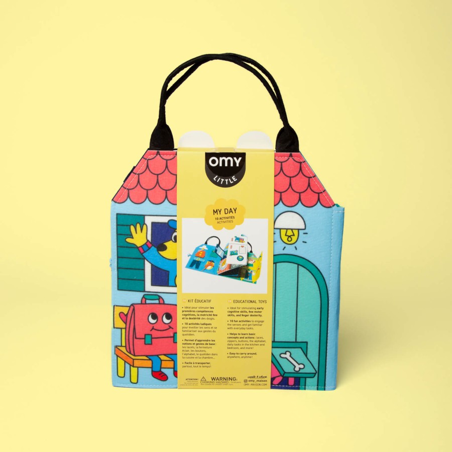 Montessori miękka książka aktywizująca - Mój Dzień / OMY