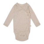 Body z wiązaniem Becca - light brown melange / That's mine