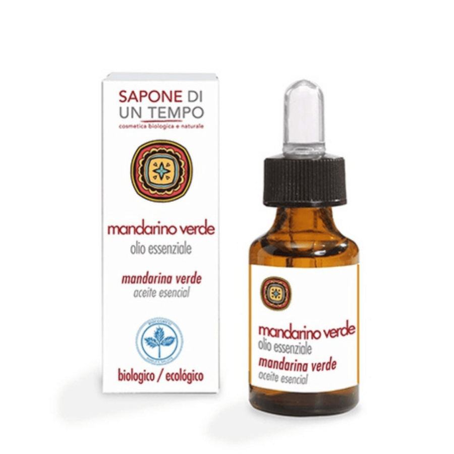 Olejek eteryczny BIO z Zielonej Mandarynki, 15 ml / SAPONE DI UN TEMPO