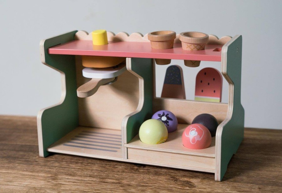 Drewniana lodziarnia sklep z lodami / Dantoy