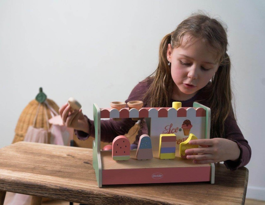 Drewniana lodziarnia sklep z lodami / Dantoy