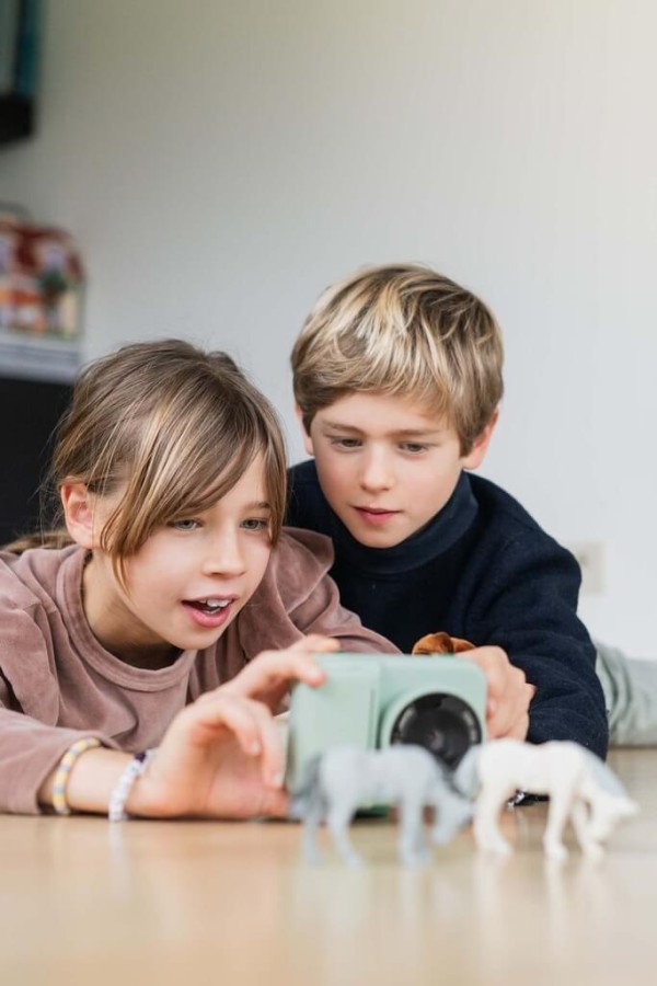 Aparat cyfrowy z drukarką dla dzieci Zoo Print - Dino Green / The Zoofamily