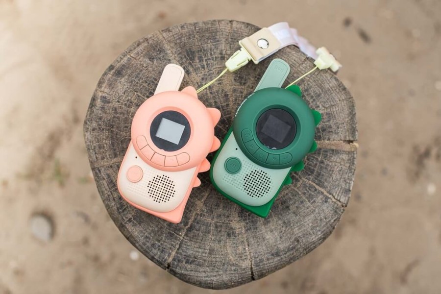 Krótkofalówki dla dzieci Zoo Walkie Talkie - Dino Green, Dino Pink / The Zoofamily