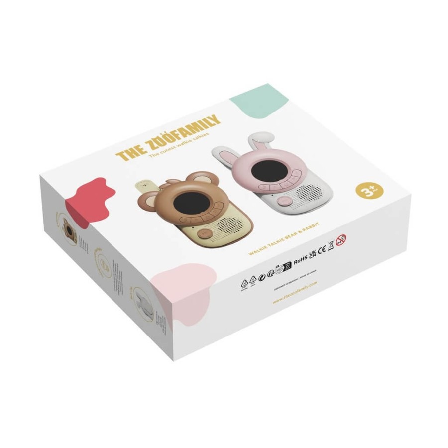 Krótkofalówki dla dzieci Zoo Walkie Talkie - Bear, Rabbit / The Zoofamily