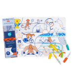 Zestaw do kolorowania z silikonową matą - Olympic Sport / Super Petit