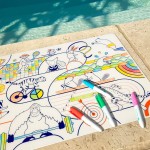 Zestaw do kolorowania z silikonową matą - Olympic Sport / Super Petit