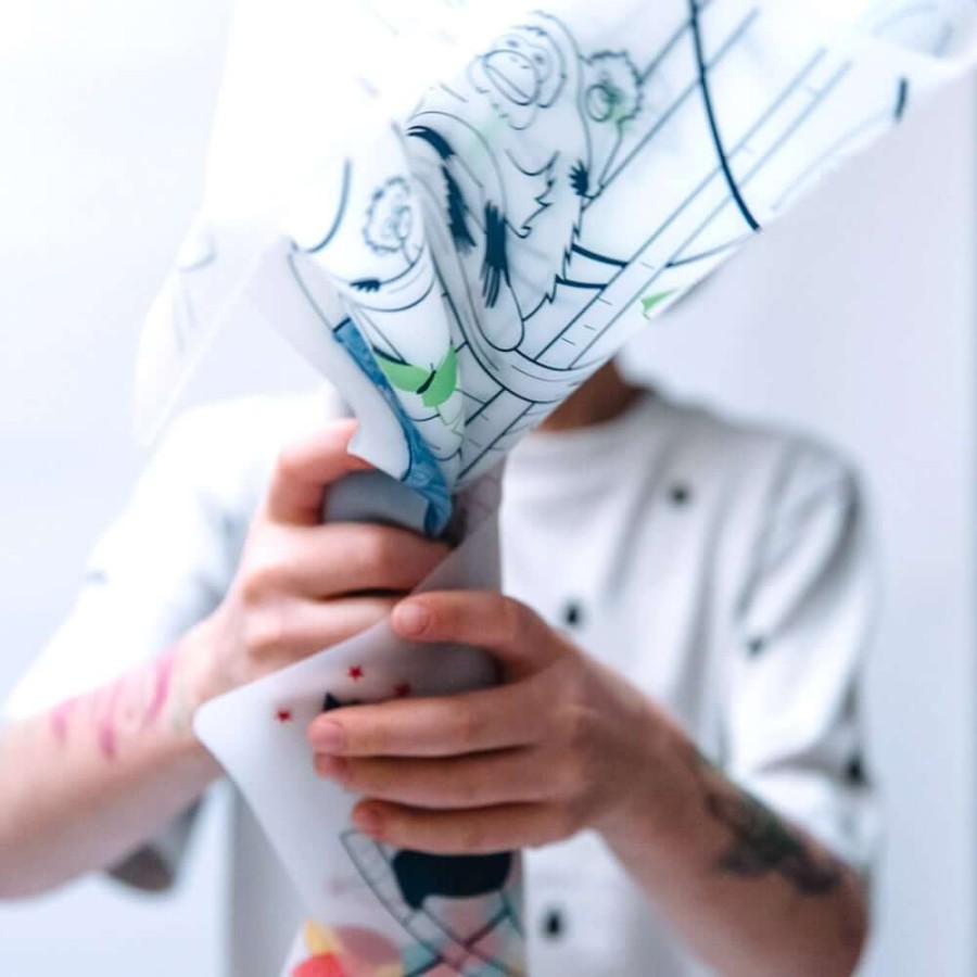 Zestaw do kolorowania z silikonową matą - Jungle / Super Petit