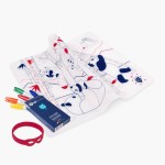 Zestaw do kolorowania z silikonową matą - Panda / Super Petit