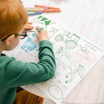 Zestaw do kolorowania z silikonową matą - Farm Animals / Super Petit