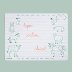 Zestaw do kolorowania z silikonową matą - Farm Animals / Super Petit