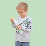 Mini zestaw do kolorowania z silikonową matą - Dino / Super Petit