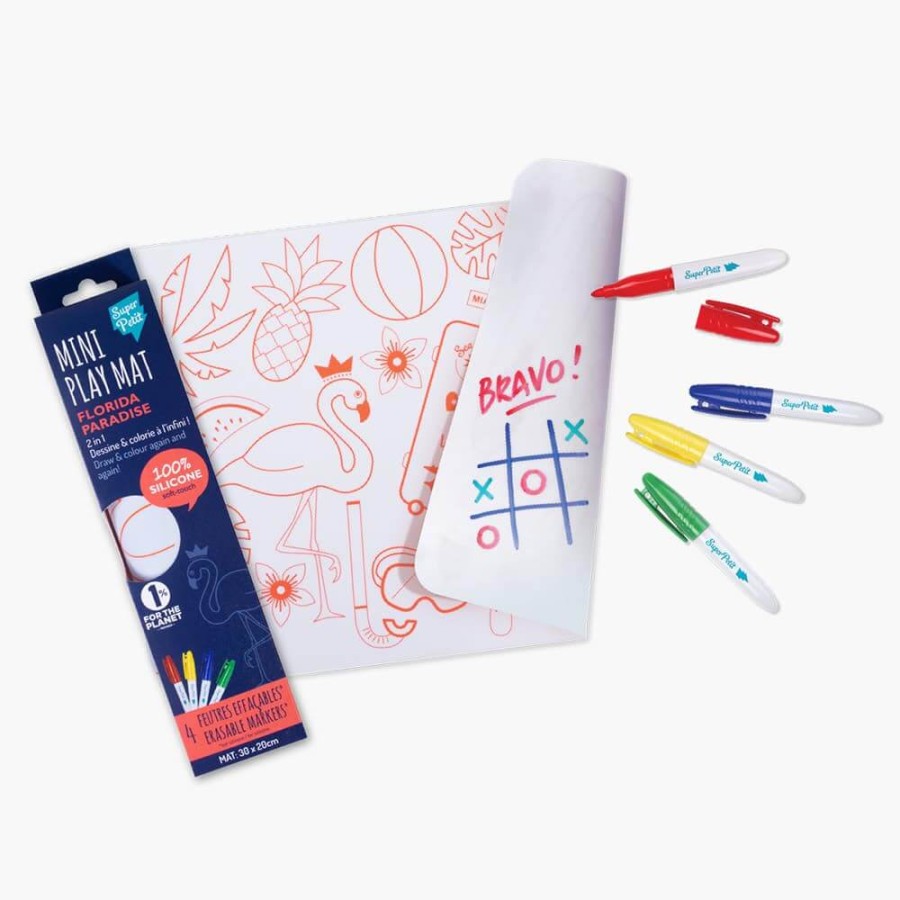 Mini zestaw do kolorowania z silikonową matą - Florida / Super Petit