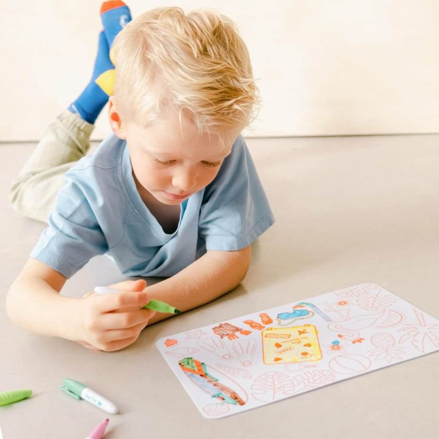 Mini zestaw do kolorowania z silikonową matą - Florida / Super Petit