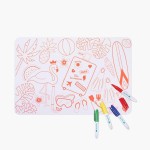 Mini zestaw do kolorowania z silikonową matą - Florida / Super Petit