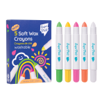 Miękkie kredki woskowe, 5 szt. / Super Petit
