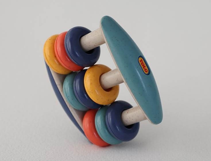 Grzechotka liczydło dla niemowlaka 3m+ / TOLO Bio