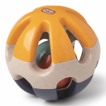 Piłka grzechotka dla niemowlaka 3m+ / TOLO Bio