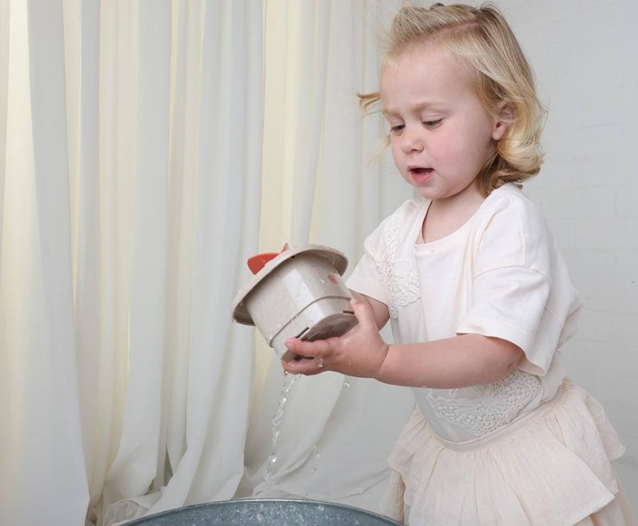 Tęczowa wieża z kubków do układania 6m+ / TOLO Bio