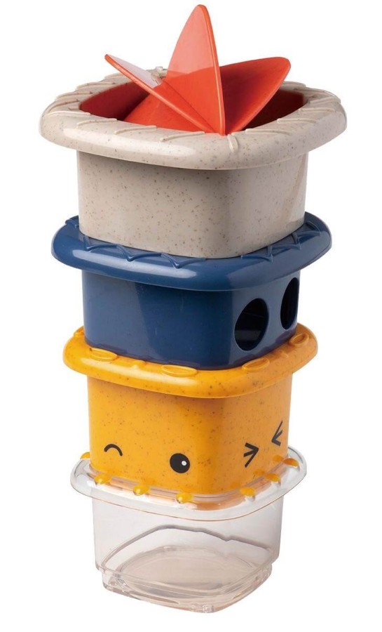 Wieża aktywności kubeczki do kąpieli 12m+ / TOLO Bio