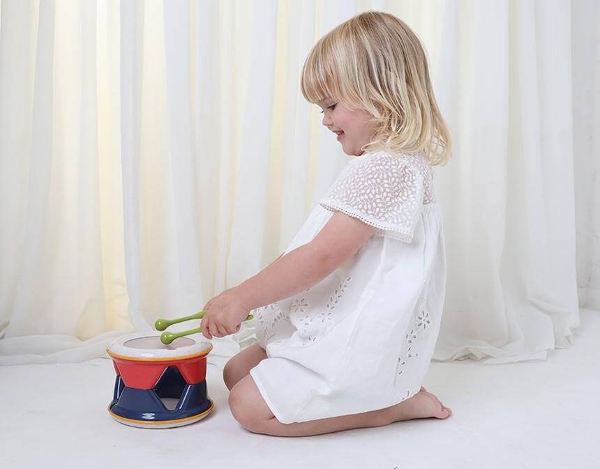 Bębenek 2w1 dla dzieci 18m+ / TOLO Bio