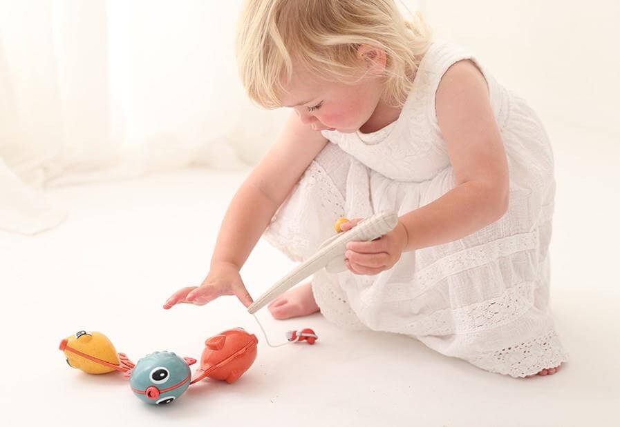 Łowienie rybek zabawka do kąpieli 18m+ / TOLO Bio