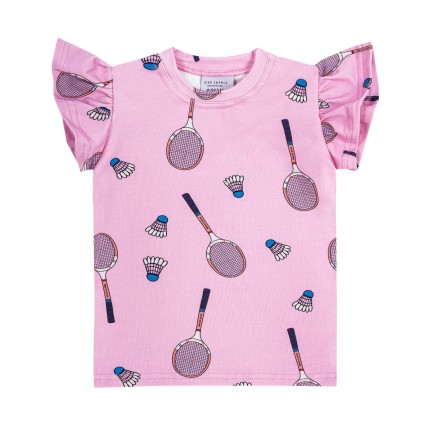 Koszulka ze skrzydełkami - tenis różowy / Dear Sophie