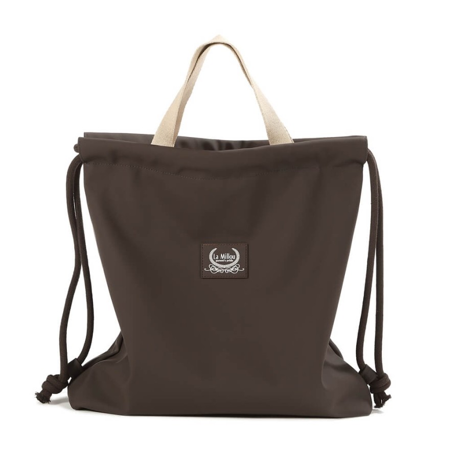 Plecak worek gumowy BROWN / La Millou