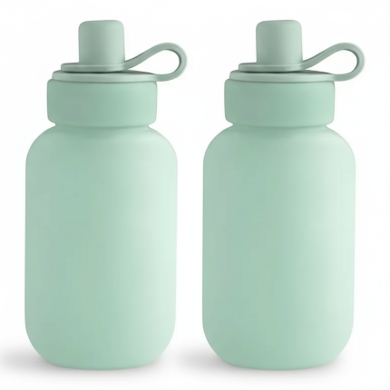 Silikonowe saszetki na mus 2pak - Cambirdge Blue / Mushie