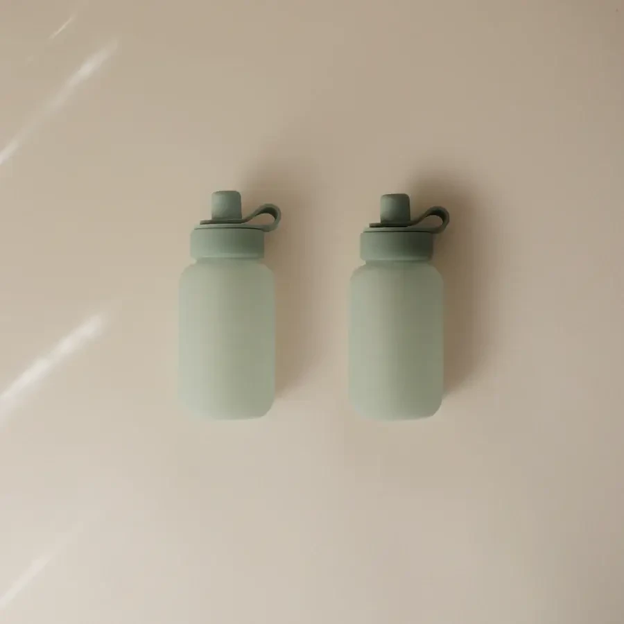 Silikonowe saszetki na mus 2pak - Cambirdge Blue / Mushie