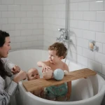 Kule sensoryczne - Powder Blue / Mushie