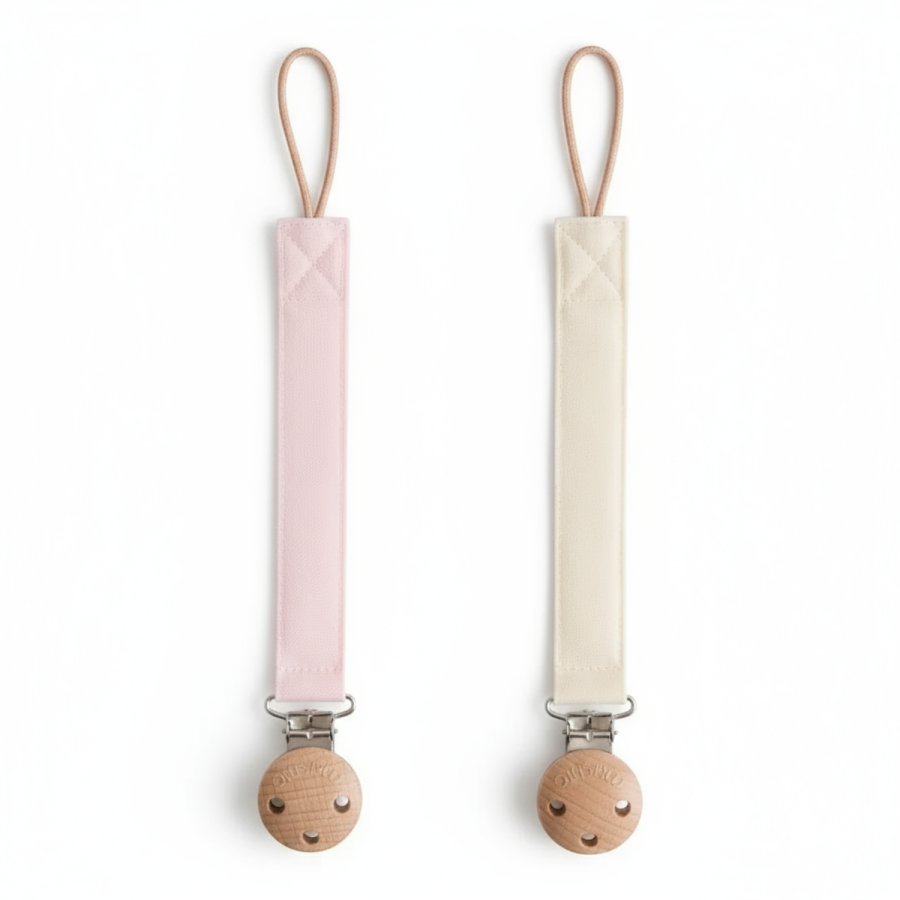 Zawieszka materiałowa 2-pack - Blush/Cream / Mushie