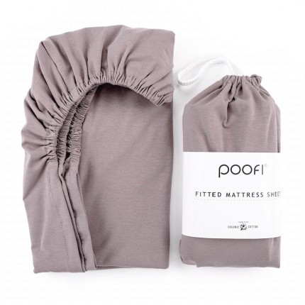 Prześcieradło Organic&Color LAWENDA / POOFI