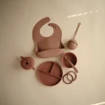 Miseczka silikonowa z przyssawką - Woodchuck / Mushie