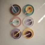 Miseczka silikonowa z przyssawką - Woodchuck / Mushie