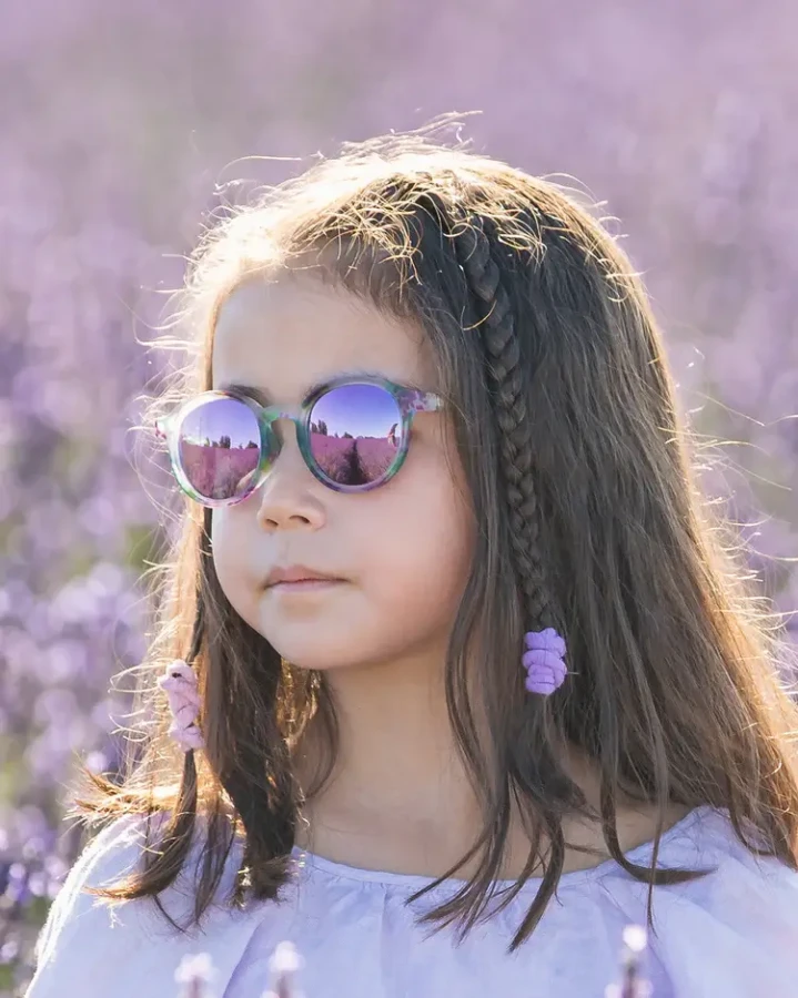 Okulary Oval Wild Flower Polarized 3-5 / Olivio & Co