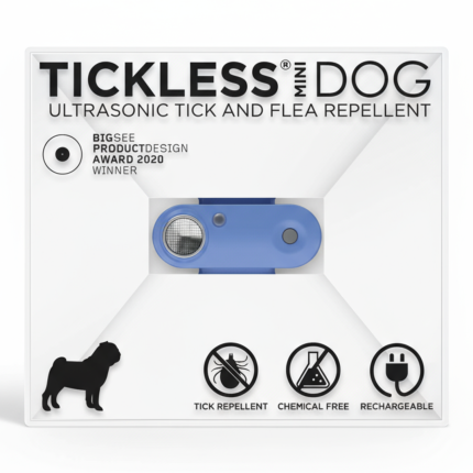 Ultradźwiękowe urządzenie chroniące przed kleszczami TICKLESS® Pet Mini Greek Blue / Tickless