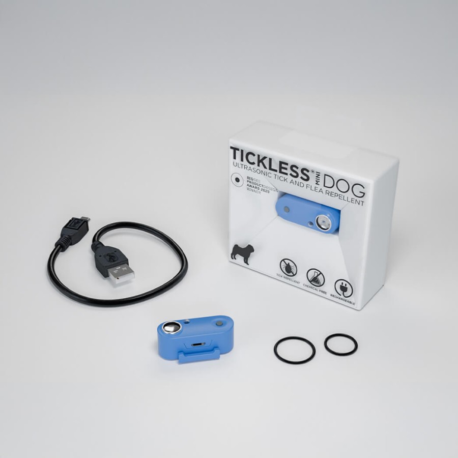 Ultradźwiękowe urządzenie chroniące przed kleszczami TICKLESS® Pet Mini Greek Blue / Tickless