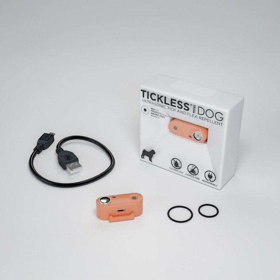 Ultradźwiękowe urządzenie chroniące przed kleszczami TICKLESS® Pet Mini Hot Peach / Tickless