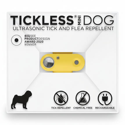 Ultradźwiękowe urządzenie chroniące przed kleszczami TICKLESS® Pet Mini Marigold / Tickless