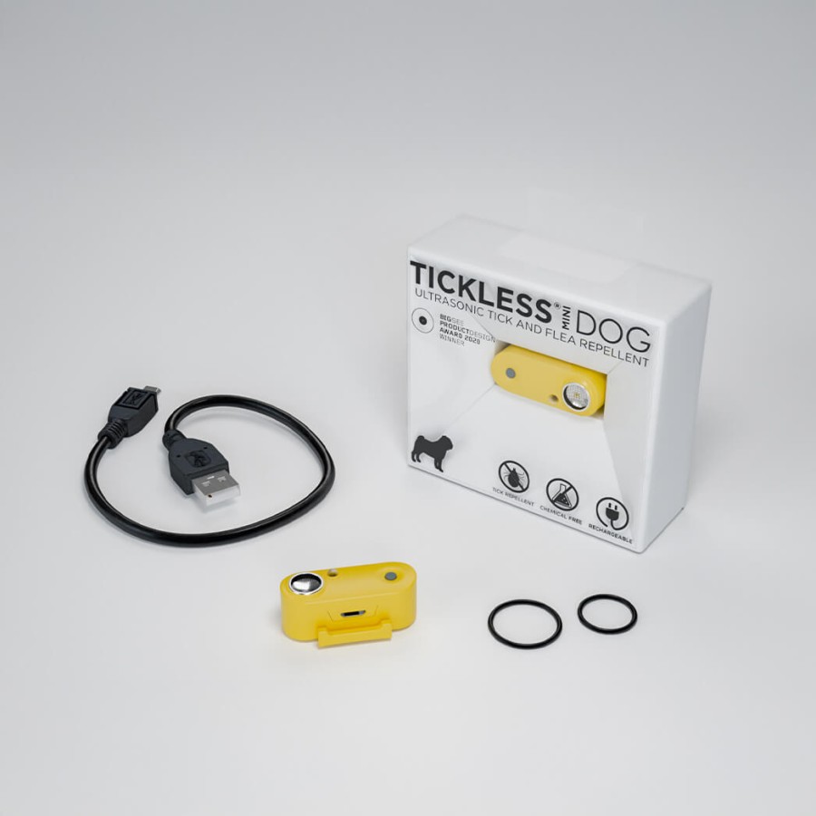 Ultradźwiękowe urządzenie chroniące przed kleszczami TICKLESS® Pet Mini Marigold / Tickless